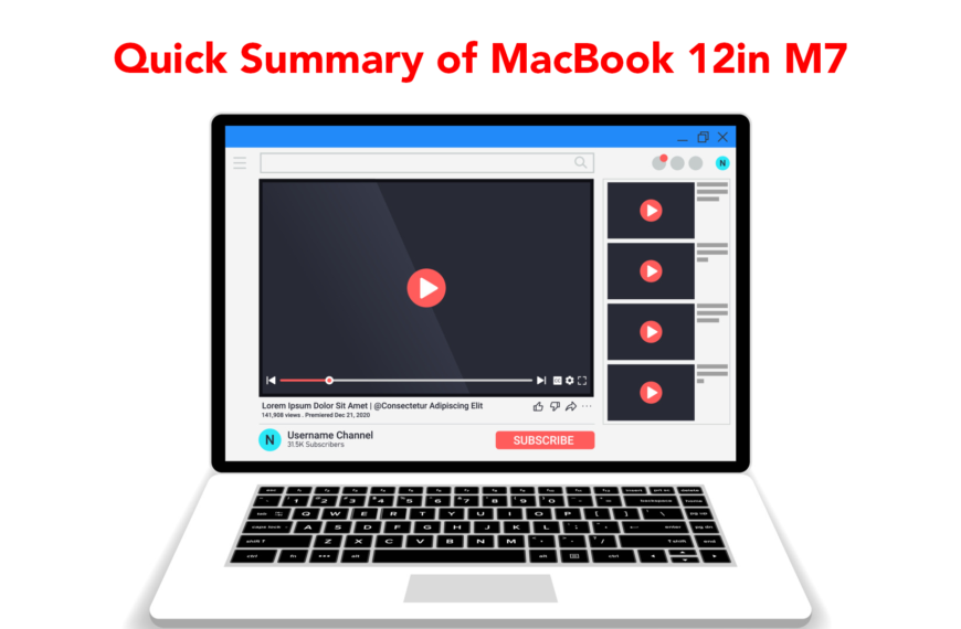 Macbook 12in M7 Specification [Full REVIEW]